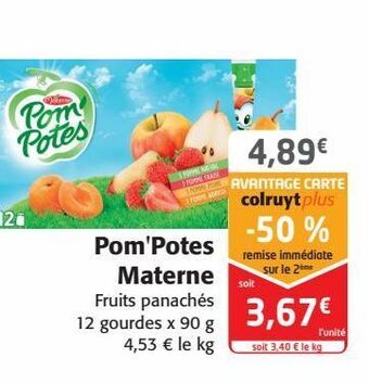 Colruyt Pom'potes materne offre