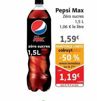 Colruyt Pepsi max offre