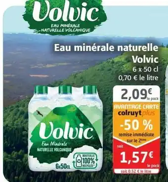Colruyt Eau minérale naturelle volvic offre