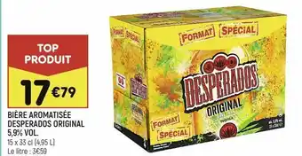 Leader Price Bière aromatisée desperados original 5.9% vol offre