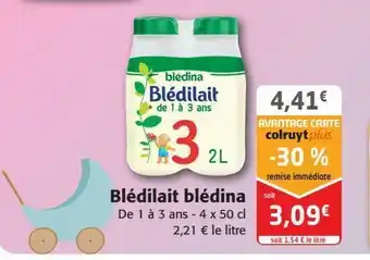 Colruyt Blédilait blédina offre