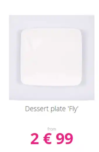 Dessert plate 'fly'