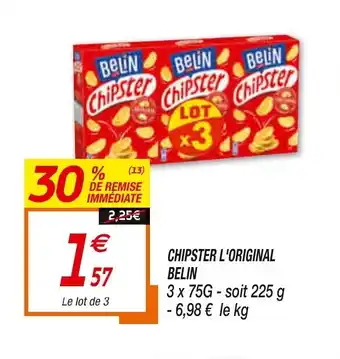 Netto Chipster l'original belin offre