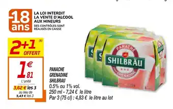 Netto Panache grenadine shilbrau offre