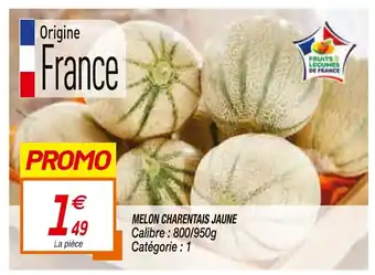 Netto Melon charentais jaune offre