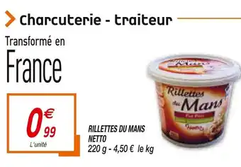 Netto Rillettes du mans netto offre