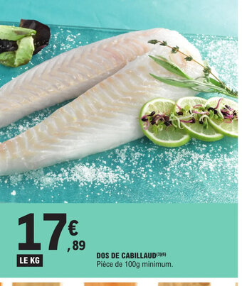 E.Leclerc Dos de cabillaud offre