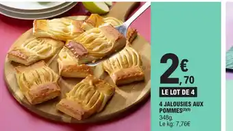 E.Leclerc 4 jalousies aux pommes offre