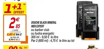 Netto Douche black mineral men expert offre