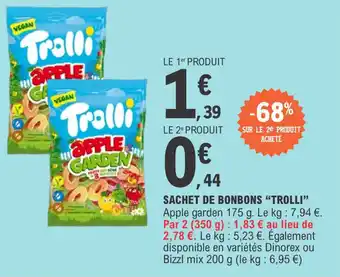 E.Leclerc Sachet de bonbons "TROLLI" offre