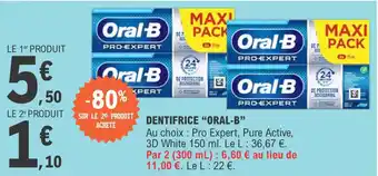 E.Leclerc Dentifrice "ORAL-B" offre