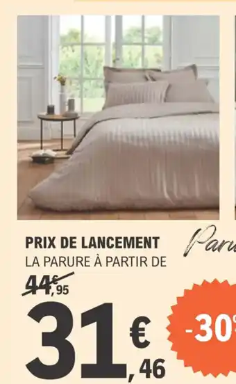 E.Leclerc Prix de lancement offre
