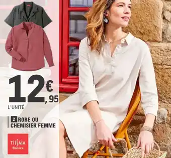 E.Leclerc Robe ou chemisier femme offre