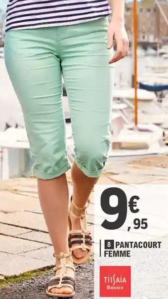 E.Leclerc Pantacourt femme offre