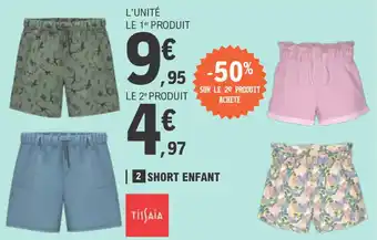 E.Leclerc Short enfant offre