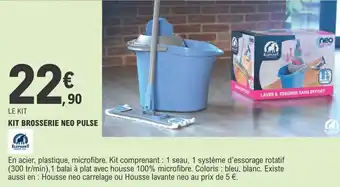 E.Leclerc Kit brosserie neo pulse offre