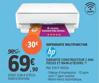 E.Leclerc Imprimante multifonction offre