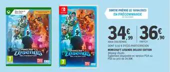 E.Leclerc Minecraft legends deluxe edition offre