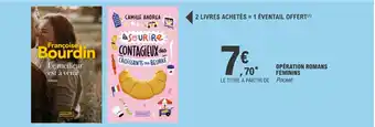 E.Leclerc Opération romans féminins offre