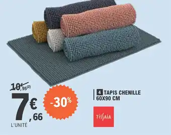 E.Leclerc Tapis chenille 60X90 CM offre