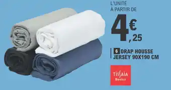 E.Leclerc Drap housse jersey 90X190 CM offre