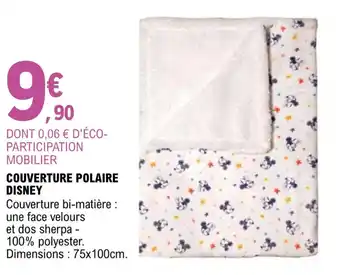 E.Leclerc Couverture polaire disney offre