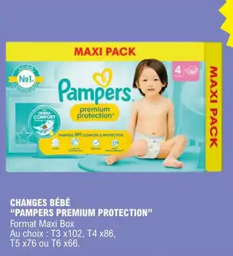E.Leclerc Changes bébé "PAMPERS PREMIUM PROTECTION" offre