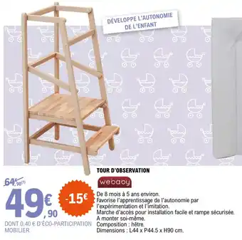 E.Leclerc Tour d'observation offre