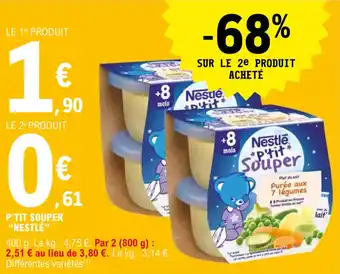 E.Leclerc P'tit souper "NESTLÉ" offre