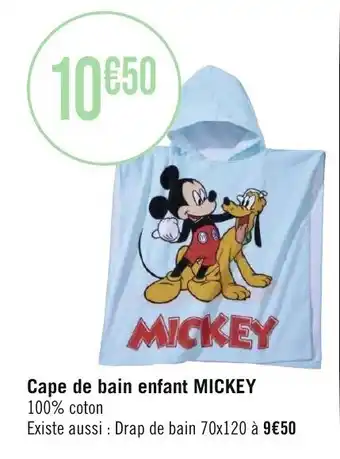 Cape de bain enfant MICKEY