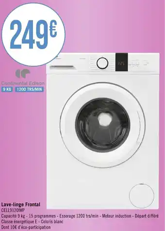 Géant Casino Lave-linge frontal offre