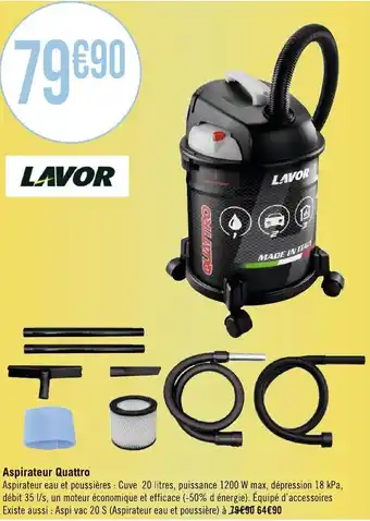 Géant Casino Aspirateur quattro offre