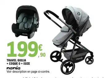 E.Leclerc Travel giulia + coque o + isize offre