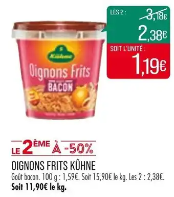 Oignons frits kûhne