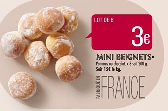 Match Mini beignets offre