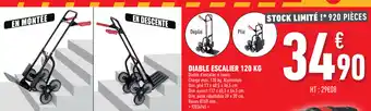 Brico Cash Diable escalier 120KG offre