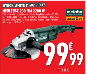 Brico Cash Meuleuse 230MM 2200W offre