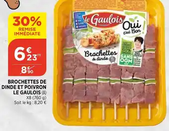 Bi1 Brochettes de dinde et poivron offre