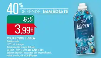 Match Assouplissant Lenor offre