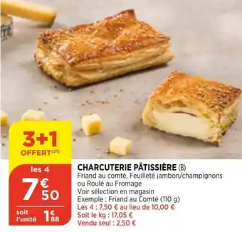Bi1 Charcuterie pâtissière offre