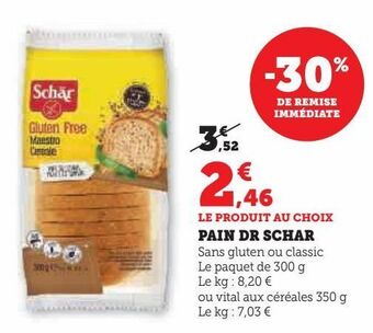 U Express Pain dr schar offre