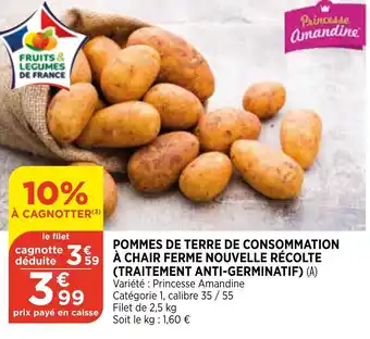 Bi1 Pommes de terre de consommation offre