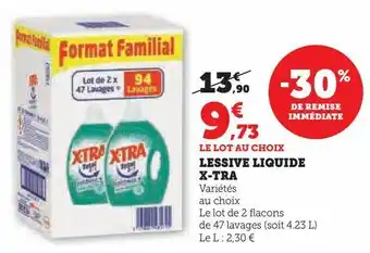 U Express Lessive liquide x-tra offre