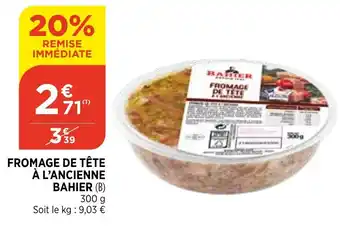 Bi1 Fromage de tête à l'ancienne offre