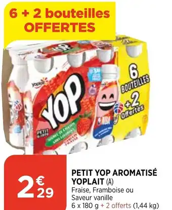 Bi1 Petit yop aromatisé yoplait offre