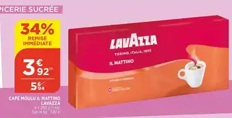 Bi1 Café moulu il mattino lavazza offre
