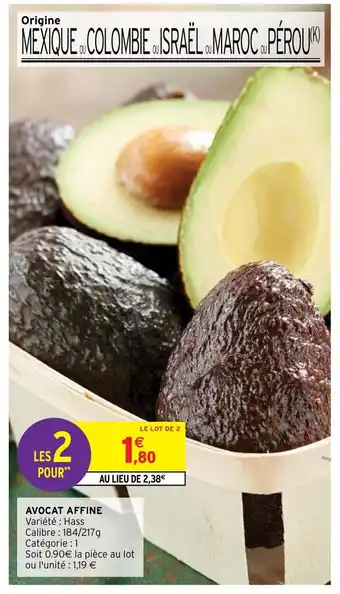 Intermarché Express Avocat affine offre