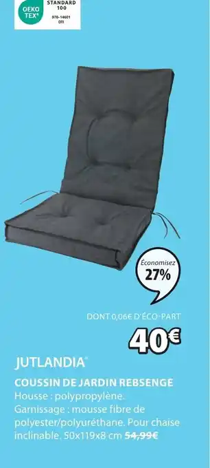 JYSK Coussin de jardin rebsenge offre