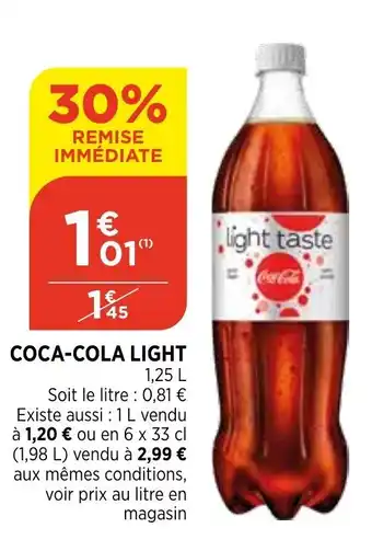 Bi1 Coca-cola light offre