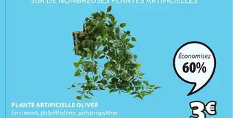 Plante artificielle oliver